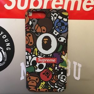 Supreme x Bape IPhone 7 Plus Case